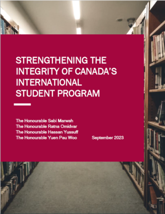 International Student Report Cover Page